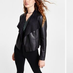 Faux leather jacket